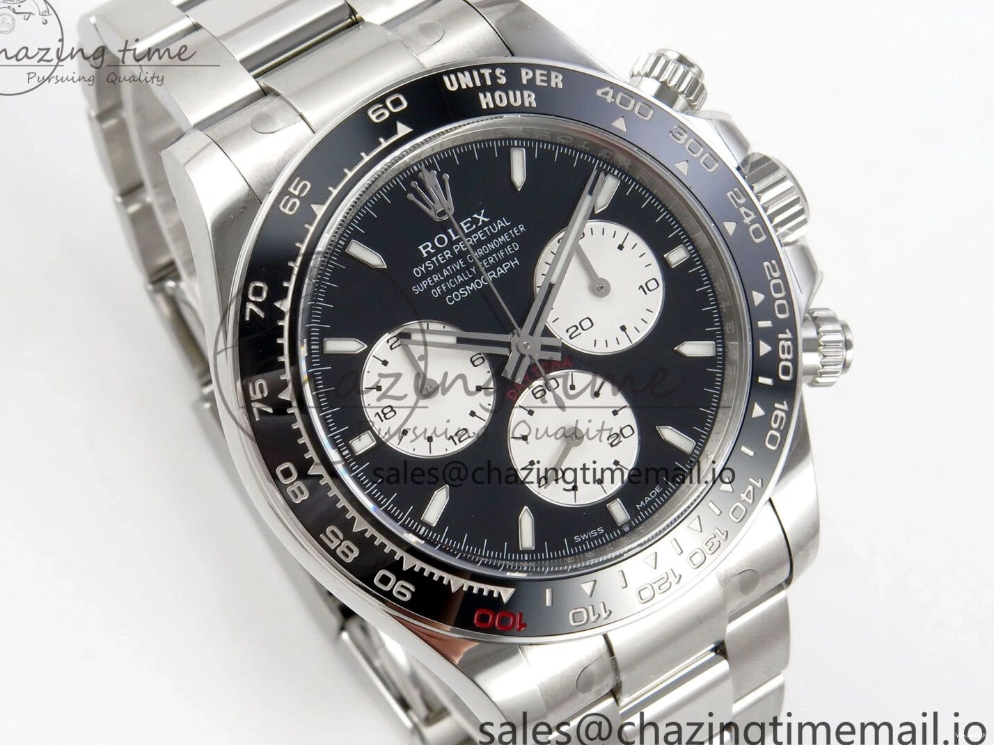 Dial 1:1 Daytona Bracelet Custom on Edition SS PPM4132 904L Le 126529 Modded Best  White Mans CLEAN Custom 0119